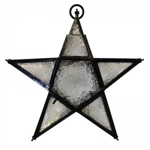 Alcott Hill Star Tea Light Glass Lantern ACOT6634